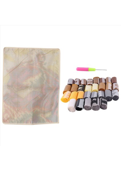 Mandal Kanca Kitleri Halı Yapım Kitleri Basılı Tuval Desen Hayvanları ile Çocuklar/yetişkinler Için Dıy Halı Nakış 2 Aslan (Yurt Dışından) indirimleri