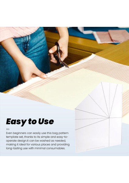 El Yapımı Çanta Için Akrilik Şablon Çok Işlevli Tote Çanta Şablon Yapımı Pratik Akrilik Çanta Yapım Şablon Şablonu (Yurt Dışından) fiyatları