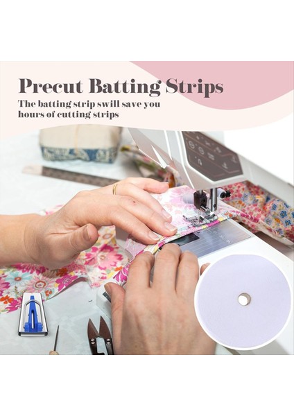 3 Rulo 75/150/230/300 Yarda Pamuk Karışımı Quiltsneedle Için Bir Rulo Üzerinde Vuruş Halı Çanta Örgülü Pamuk Vuruşlu Pamuk Vuruş (Yurt Dışından) fiyatları