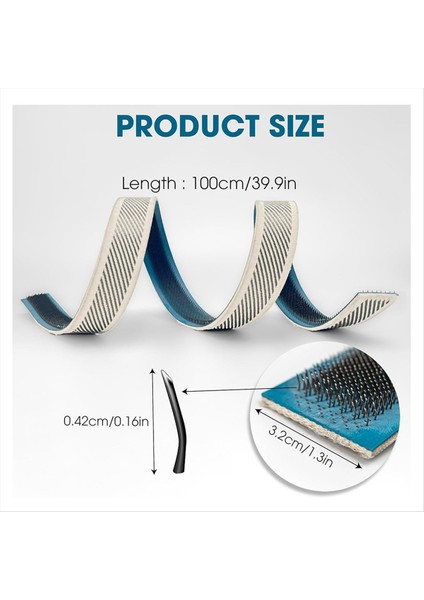 Tufting Çerçevesi 40 Inç Uzunluğunda Yumruk Iğne Halı Kumaş Için Tufting Dikiş Çerçevesini Onarmak Için Tutucu Şeridi (Yurt Dışından) fiyatları