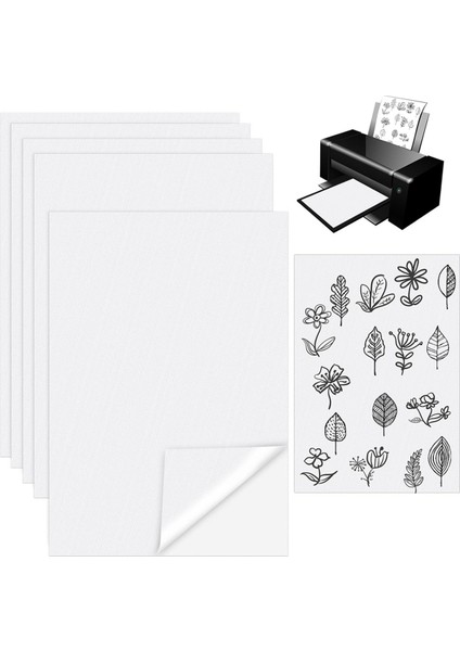 Nakış ve Dikiş Nakış Kağıdı Nakış Çıkarılabilir Nakış Transferi Aktarımı Için Nakış Desenleri 5 Adet (Yurt Dışından)