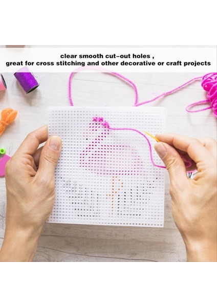 Nakış Için Plastik Örgü Tuval Tabakaları Kuşu Ağı Plastik Iğne Noktası Tuval Zanaat Diy Örgü Tığ Işi Projeleri C (Yurt Dışından) modelleri