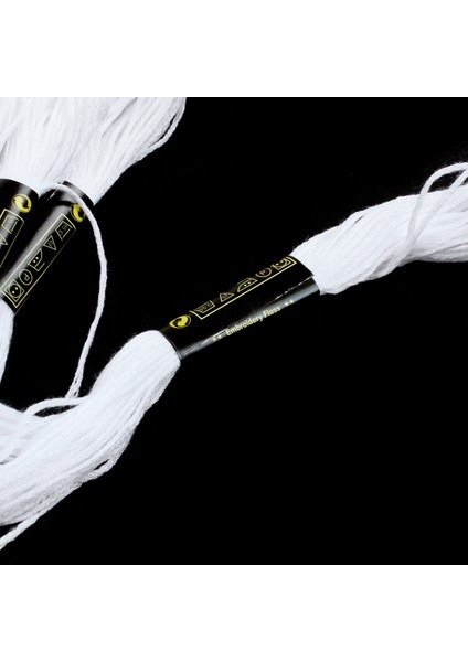 24X Beyaz Çapa Çapraz Iğne Pamuk Nakış Ipliği Diş Ipi Skeins Dikiş Zanaat (Yurt Dışından) indirimleri