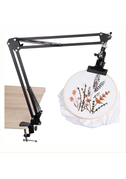 Akarsembroidery Hoop Tutucu Katlanabilir Metal Nakış Çember Stand Dikişleri Proje Yatak Telefonları Montajı (Yurt Dışından) fiyatları