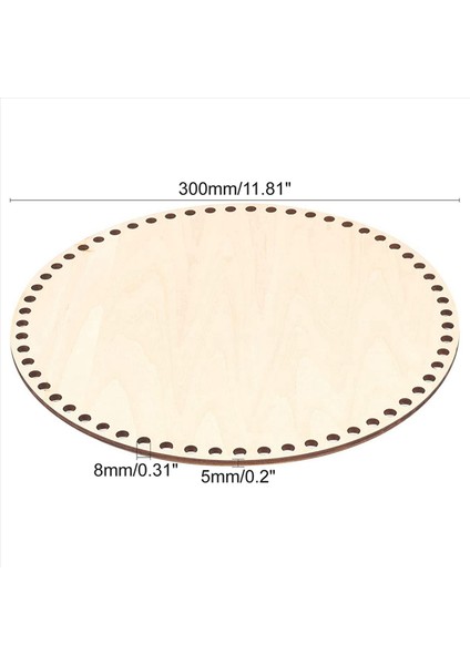 4pcs 30CM Doğal Ahşap Sepet Alt Delikli Dıy Örgü Için Daire Boş Ahşap Taban Tığ Torbası Alt Şekillendirici (Yurt Dışından) fiyatları