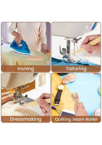 Ahşap Dikiş Rulosu Presleme Dikiş Aracı Terzik Için Terzi Diy Kapit Yüzme Dikiş Irmili Dekoru (Yurt Dışından) indirimleri