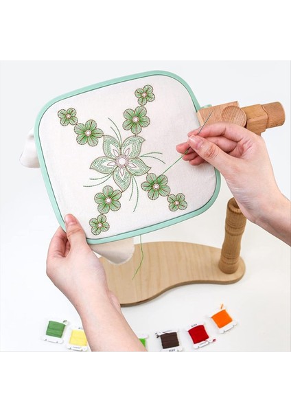 Dıy El Sanatları Için Kare Nakış Çemberleri 5 Farklı Boyutta Çapraz Dikiş Çemberleri Renkli Plastik Nakış Çemberleri (Yurt Dışından) fırsatları