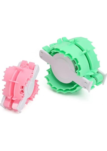 Pom Pom Maker Fluffs Ball Dokma Aracı Kalp Şekli Tığ Ipi Pom Pom Maker 2pcs Taşınabilir El Yapımı Top Dokma Aracı (Yurt Dışından)
