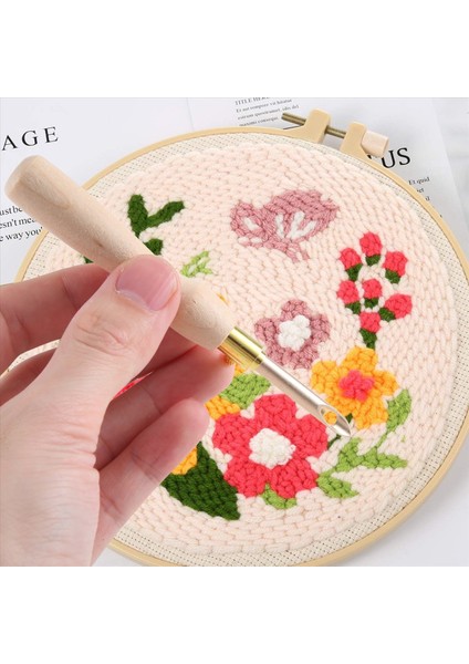 11 Adet Yumruk Iğne Alet Kiti Nakış Dikiş Yumruk Iğne ve Iğne Işçisi Nakış Paking Çapraz Dikiş Aletleri (Yurt Dışından) fırsatları