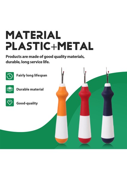 3pcs Dikiş Ripper Renkli Büyük Iplik Çıkartma Aracı Kullanışlı Dikiş Rippers Dikiş Çıkarma Hems (Yurt Dışından) fırsatları