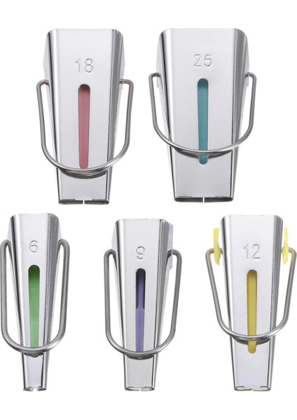 Teyp Maker Kiti 6mm 12MM 18MM 25MM 9mm Tek ve Çift Katlı Kumaş Önyargı Bağlayıcı Maker Sıçrama Aracı Kumaş Patchwork (Yurt Dışından)