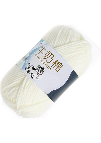 1 Grup Süt Pamuk Yün Ipliği El Örtüsü Için Yumuşak (Beyaz) Çizgi Yaklaşık 2 5 mm (Yurt Dışından) modelleri