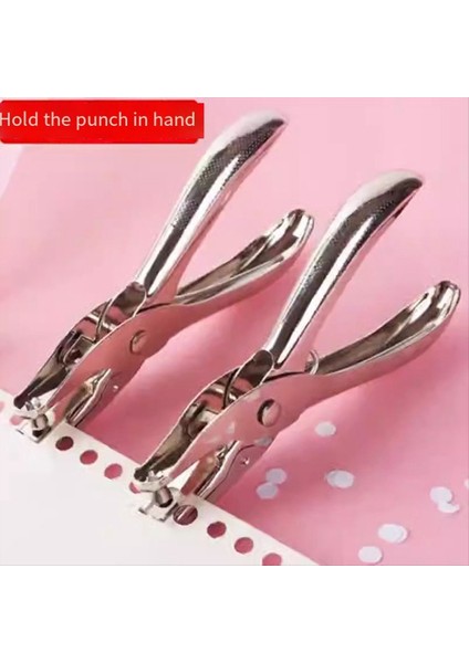 Metal Delik Puncher Özel Kırtasiye Kılavuzu A4 Kağıt Yumruk Tek Delik Gevşek Yaprak Yumruk (Yurt Dışından) modelleri