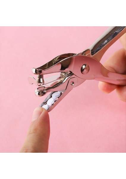 Metal Delik Puncher Özel Kırtasiye Kılavuzu A4 Kağıt Yumruk Tek Delik Gevşek Yaprak Yumruk (Yurt Dışından) fırsatları