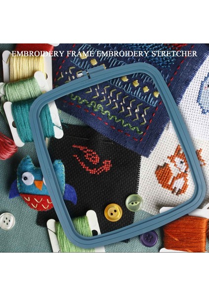 5 Adet Nakış Çember Dikdörtgen Nakış Çerçevesi Çapraz Dikiş Çember Dikiş Aracı Sanat Zanaat Için Kullanışlı Dikiş Iğneler ile (Yurt Dışından) fiyatları