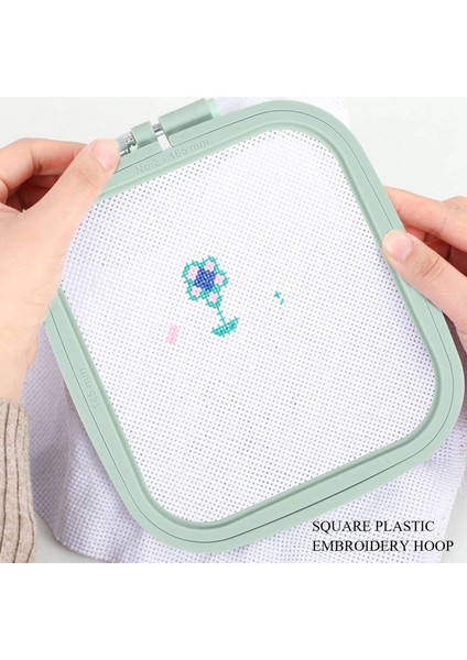 5 Adet Nakış Çember Dikdörtgen Nakış Çerçevesi Çapraz Dikiş Çember Dikiş Aracı Sanat Zanaat Için Kullanışlı Dikiş Iğneler ile (Yurt Dışından) modelleri