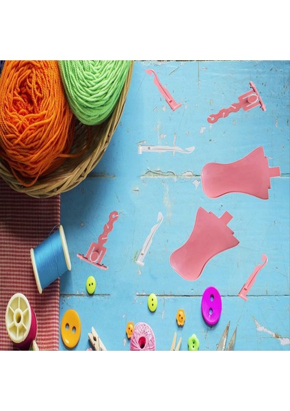 1 Set Dıy Örgü Makinesi Aksesuarları Dönen Örgü Toka Tel Raf Yerine Gergin Örgü Kanca Kiti (Yurt Dışından) indirimleri