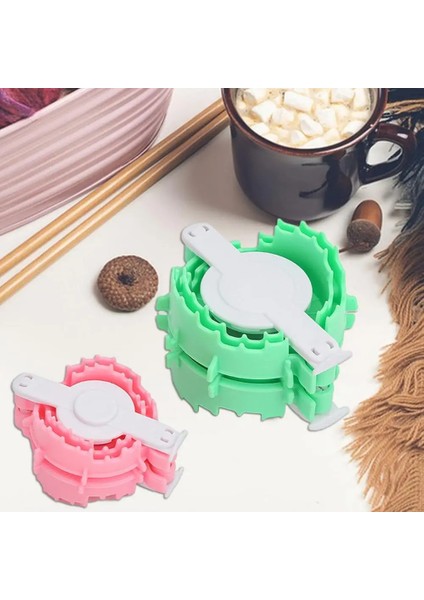 Pom Pom Maker Fluffs Ball Dokma Aracı Kalp Şekli Tığ Ipi Pom Pom Maker 2pcs Taşınabilir El Yapımı Top Dokma Aracı (Yurt Dışından) indirimleri