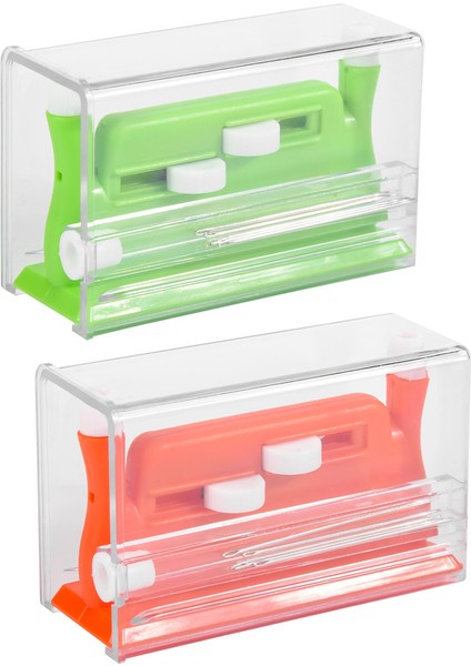 2pcs Otomatik Iğne Iplik Dikiş Aracı Iğne Iplik El Dikiş Için Otomatik Iğne Iplikleri (Yeşil+Turuncu) (Yurt Dışından)
