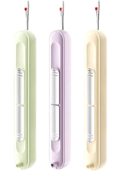 3pcs Plug-In Iğne Iş Parçacığı Yükseltilmiş Iğne Iplikçisi Dikiş Ripper Aracı El Dikiş Örgüsü Kapitone Malzemeleri Için (Yurt Dışından)