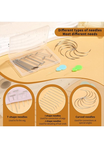 3rolls Dikiş Iplikleri Saç Uzatma Ipliği 110 Yarda Iğne ve Iplik Saç Için Dikiş Saç Peruk Yapımı Dikmek Için Iplik (Yurt Dışından) fırsatları