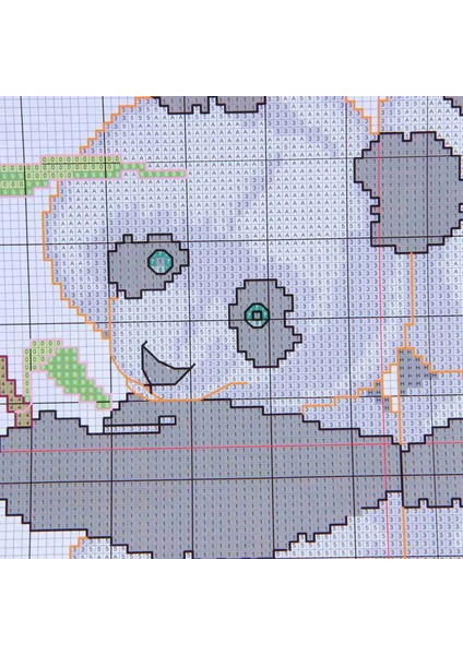 Yeni Sürümler Çapraz Dikiş Kitleri Desenler Nakış Kiti - Panda Twins 14CT 30*27CM (Yurt Dışından) fırsatları