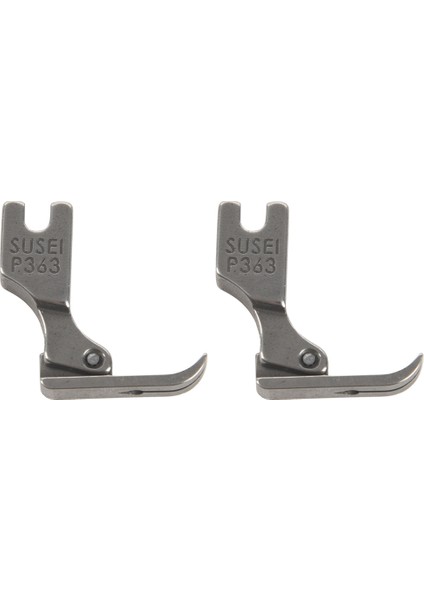 2x Basit Çelik Dikiş Makinesi Baskı Ayağı Dar Fermuar Preser Ayağı (Yurt Dışından)