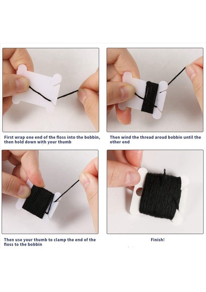 304PCS Cross Dikiş Aksesuarları Nakış Dahil Bobins Çapraz Dikiş Organizatör Kutusu ve Floss Numarası Çıkartma (Yurt Dışından) indirimleri