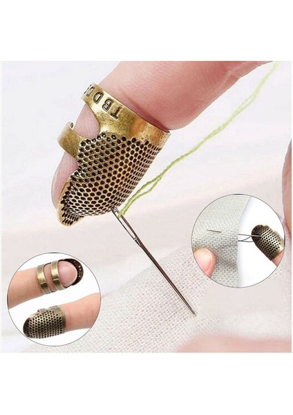 Dikiş Iğneleri ve Nakış Iğneleri Depolamak Için 2x Ahşap Iğneler Dikişli Parmak Koruyucusu ile Iğne Kiti (Yurt Dışından) modelleri