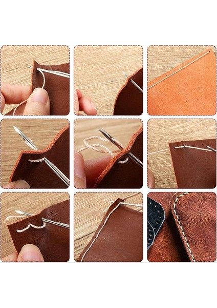 27PCS Dikiş Koni Seti Deri Dikiş Konisi Seti El Dikiş Aletleri Tuval Onarım Seti Kumaş Dıy Craft (Yurt Dışından) indirimleri