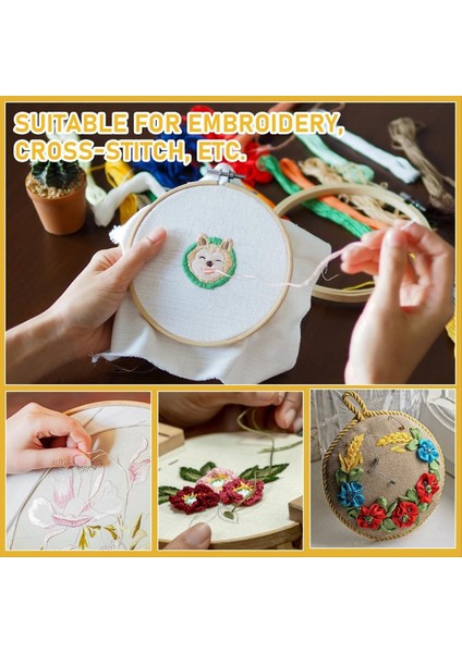 Nakış Çember Kiti Şunları Içerir Nakış Çemberi Nakış Iğnesi Vintage Makas Iğne Iplik Yüksük Diş Ipi Makarası (Yurt Dışından) indirimleri