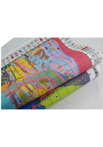 2x Dıy El Örme Baskı Çapraz Dikiş Seti Nakış Seti 11CT Iki Köpek Deseni Çapraz Dikiş 46 x 32CM (Yurt Dışından) fiyatları