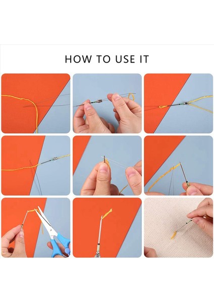 22PCS Punch Iğne Alet Kiti Nakış Dikiş Yumruk Iğne ve Iğne Işçisi Nakış Paking Çapraz Dikiş Aletleri (Yurt Dışından) fırsatları