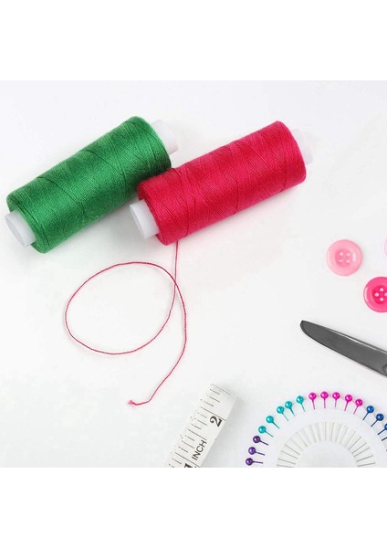 200X Dikiş Iplik Seti 100 Renk 250 Yaşında Her Makara Polyester Iplik Kiti El Veya Makine Dikiş (Yurt Dışından) fırsatları
