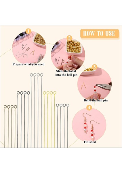 Mücevher Yapımı Için Göz Pimleri 0 6/0 8/1 2 Inç Dıy Küpe Için Karışık Takı Aksesuarları Kolye Boncuk Zanaat (Yurt Dışından) indirimleri