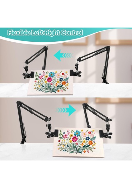 2pc Ayarlanabilir Nakış Çember Standı El Nakış Çember Standı Metal Nakış Turu Standı Katlanır El Nakış Standı (Yurt Dışından) fırsatları