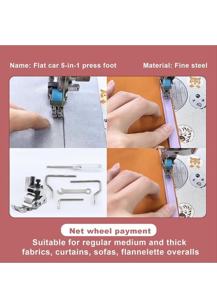 Dikiş Makinesi Için Kapitone Ayağı Yürüyen Ayak Dikiş Makinesi Ayaklar Dikiş Göstergesi Dikiş Göstergesi Pres Ayak Ağı Tekerleği (Yurt Dışından) indirimleri