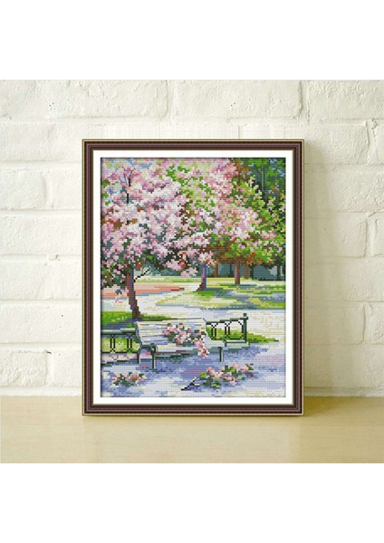 2x Çapraz Dikiş Saplamalı Kitler 14CT Baskılı Nakış Bezi Iğne Noktası Kitleri Yeni Başlayanlar Için Kolay Desenler 10 63X12 99 Inç (Yurt Dışından) indirimleri