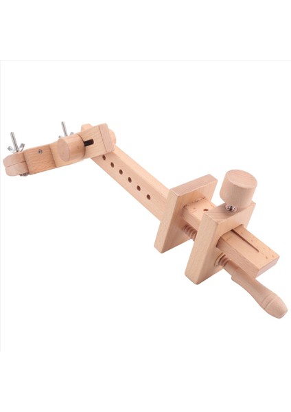 Ahşap Nakış Çember 360 Derece Dönme Ayarlanabilir Masaüstü Stand Çapraz Dikiş Rafı Çerçeve Crosstitch Nakış Tutucu (Yurt Dışından) fırsatları