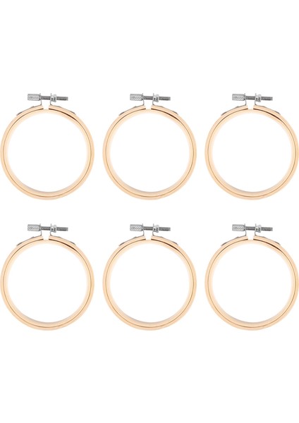 20 Adet 3 Inç Bambu Nakış Çemberleri Yuvarlak Ahşap Daire Çapraz Dikiş Çember Yuvarlak Halka Sanat Zanaat Kullanışlı Dikiş (Yurt Dışından)