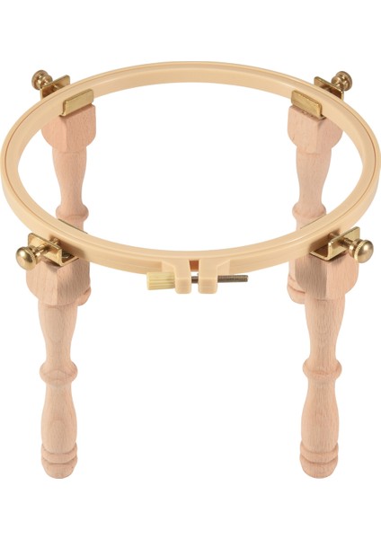 Ayarlanabilir Taşınabilir Ahşap Nakış Çember Stand Stand Stand Iğnesi Çapraz Dikiş Çerçeve Raf Masaüstü Nakış Standı (Yurt Dışından)