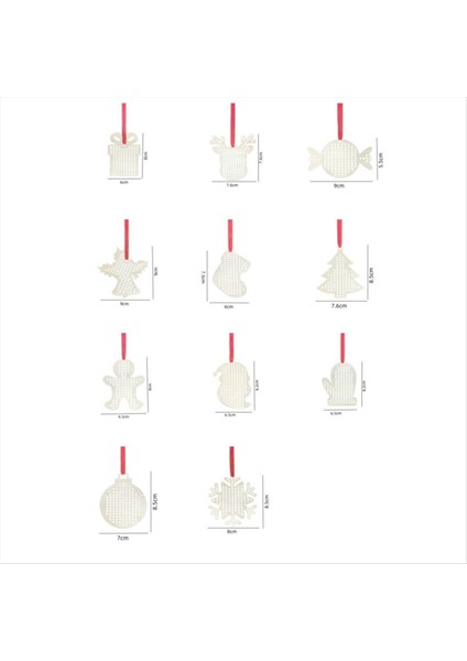 Ahşap Çapraz Dikiş Kitleri Noel Teması Ahşap Çip Dikiş Kiti Noel Ağacı Dekorasyonu Noel Süsleri (Yurt Dışından) fiyatları