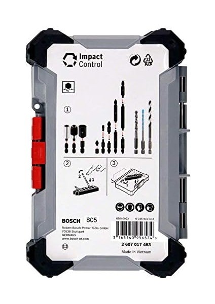 Professional 35 Adet Multiconstruction Matkap Ucu ve Darbe Kontrollü Tornavida Ucu Seti fiyatları