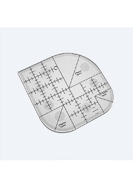 2x Yaratıcı Kavisli Köşe Kesici Yorgan Cetveli Dikiş Patchwork Cetvel Dikiş Şablonu Patchwork Aracı Dıy Dikiş Malzemeleri (Yurt Dışından) fiyatları