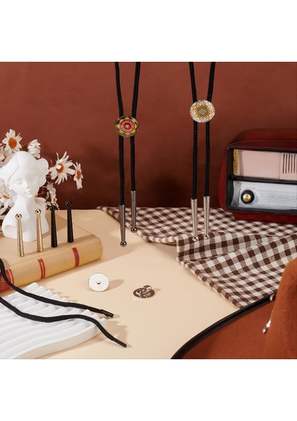 Bolo Kravat Bulguları Denimtie Bolo Tie Değiştirme Son Kapağı Kiti Dıy Bolo Kravat Yapımı (Yurt Dışından) fırsatları