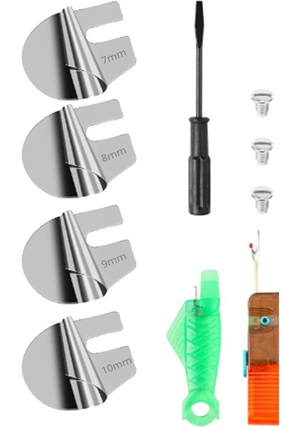 Evrensel Dikiş Havalandırılmış Hemmer Ayağı Havalandırılmış Hem Basınç Ayağı Dikiş Makinesi 4 Pcs (7/8/9/10MM) (Yurt Dışından)