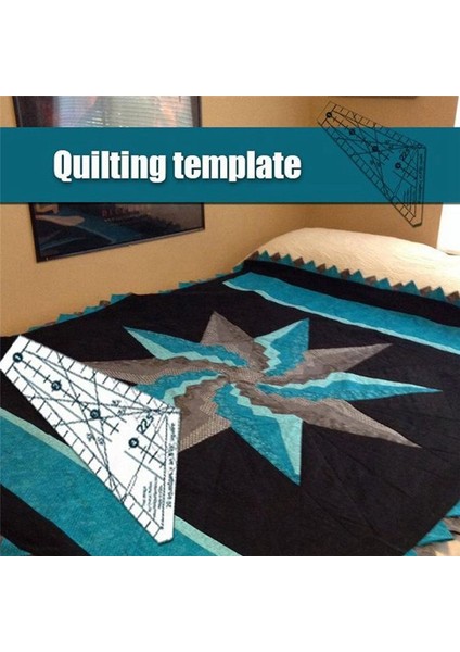 Akrilik Dikiş Patchwork Cetvel Squedge 22 5 °/45 ° Dikiş Şablon Cetveli Patchwork Kapitone Cetvel Dıy Dikiş Şablon Aracı (Yurt Dışından) indirimleri