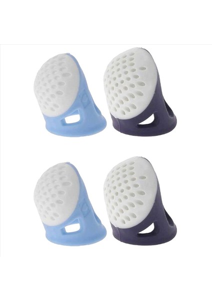 4 Dikiş Yüksük Silikon Pim Iğneleri Yüksük Rahat Kaymaz Parmak Koruyucusu (Yurt Dışından) fiyatları