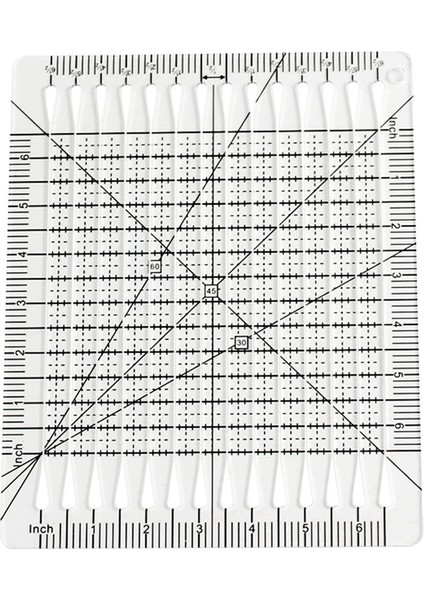 Yorgan Kesme Cetveli 5&#39 I 1 Yorgan Kesme Cetveli Büyüleyici Şekil Kesme Kapitone Cetveli ve Şablon (Yurt Dışından)