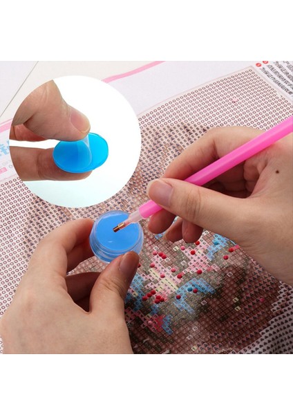 Elmas Resim Için Elmas Boyaları Için 10 Adet Elmas Sanat Yapıştırıcısı Elmas Boyama Için Mavi (Yurt Dışından) modelleri